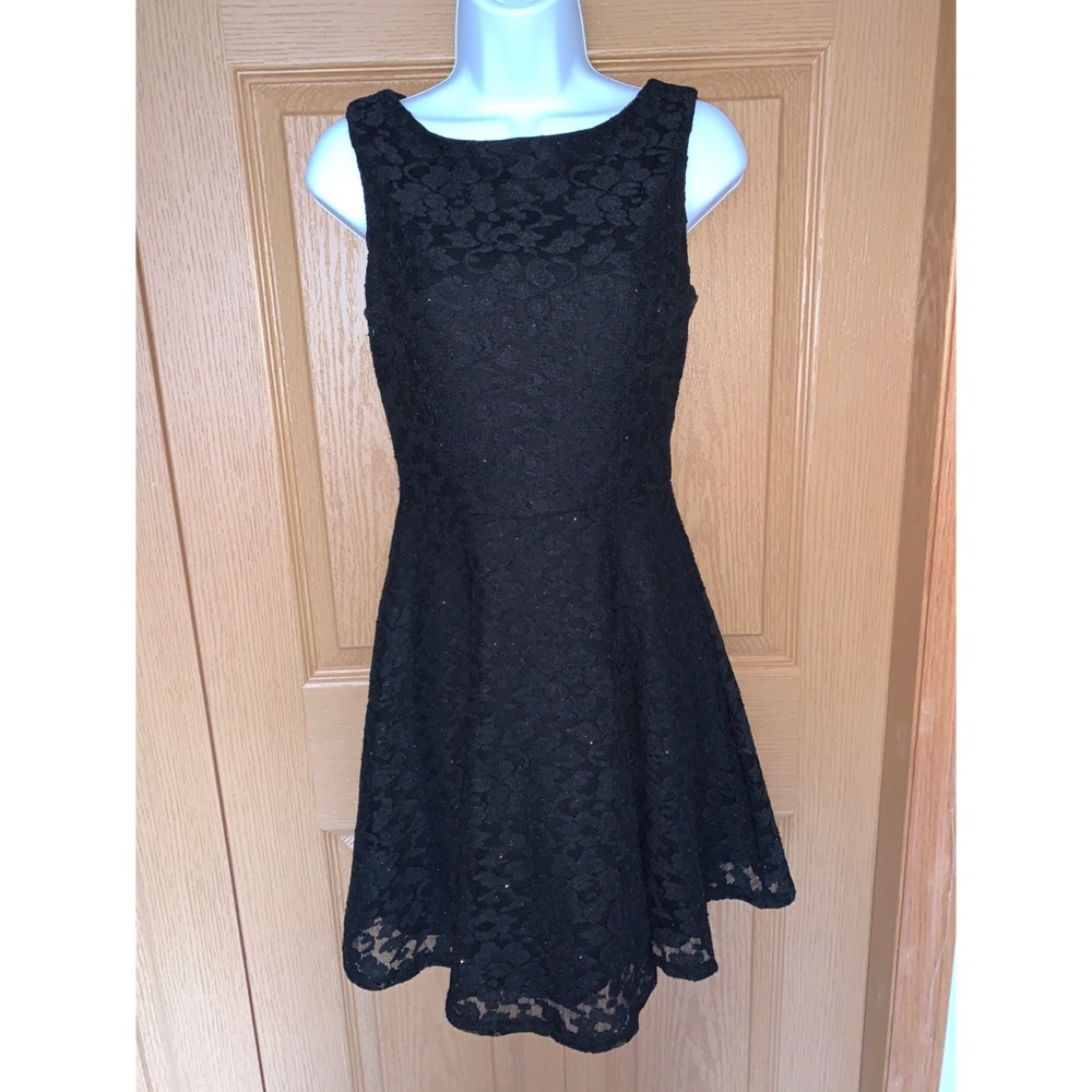 Speechless black lace dress